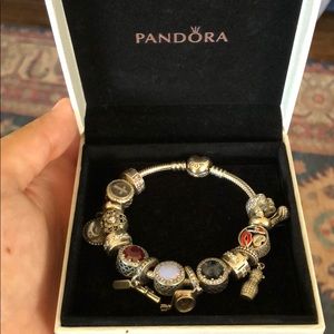 Pandora Bracelet with charms